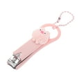thumbnail image 1 of Unique Bargains 1 Pc Round Ring Nail Clippers Toenail Clippers 3.15"x0.98" Pink, 1 of 7