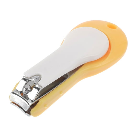 Unique Bargains 1 Pc Round Tail Nail Clippers Toenail Clippers 2.56"x1.06" Yellow