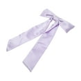 thumbnail image 1 of Unique Bargains 1 Pc Satin Bow Ribbon Duckbill Hair Clips Hairdo Clip Purple, 1 of 5