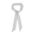 thumbnail image 1 of Unique Bargains 1 Pc Scarf Headband Fashion Printed Pattern Neck Scarf for Women White, 1 of 5