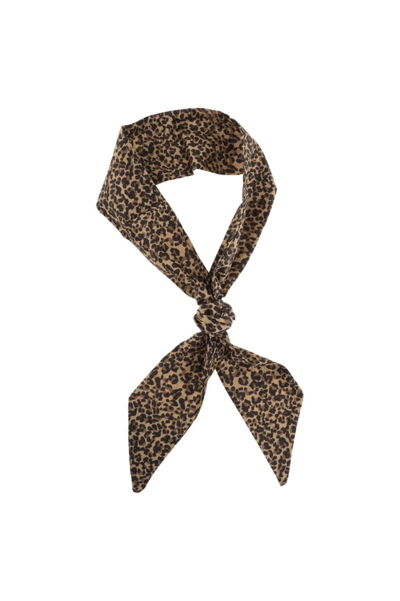 1 Pc Scarf Headband Leopard Neck Scarf for Women Khaki