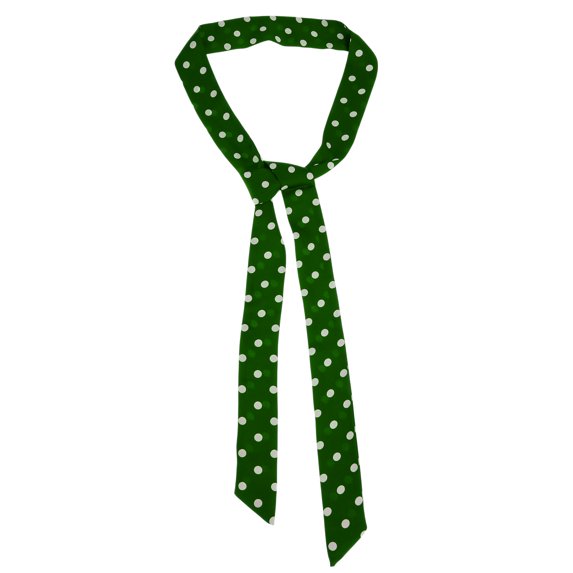 Unique Bargains 1 Pc Scarf Headband Printed Pattern Neck Scarf for Women Blackish Green