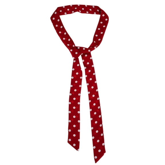 Unique Bargains 1 Pc Scarf Headband Printed Pattern Neck Scarf for Women Red