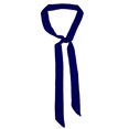 thumbnail image 1 of Unique Bargains 1 Pc Scarf Headband Solid Color Neck Scarf for Women Navy Blue, 1 of 5