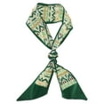 thumbnail image 1 of Unique Bargains 1 Pc Scarf Headband Stylish Neck Scarf for Women Green Beige, 1 of 5