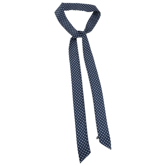 Unique Bargains 1 Pc Scarf Headband Stylish Print Neck Scarf for Women Navy Blue