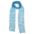 thumbnail image 1 of Unique Bargains 1 Pc Scarf Sequined Cut-Out Neck Scarf Sky Blue, 1 of 6
