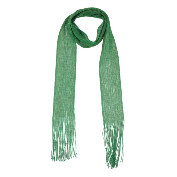 Unique Bargains 1 Pc Scarf Solid Color Neck Scarf Green