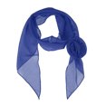 thumbnail image 1 of Unique Bargains 1 Pc Scarf Solid Color Rose Neck Scarf Deep Blue, 1 of 5