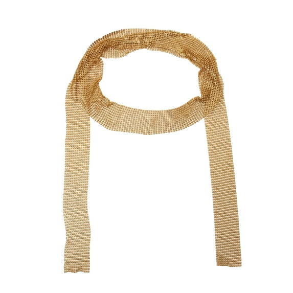 Unique Bargains 1 Pc Scarf Versatile Sequins Neck Scarf Gold Tone