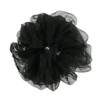 Unique Bargains 1 Pc Scrunchie Fashion Lazy Style Hair Elastics Black