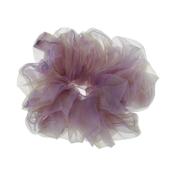 Unique Bargains 1 Pc Scrunchie Fashion Lazy Style Hair Elastics Purple Gradient