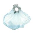 thumbnail image 1 of Unique Bargains 1 Pc Scrunchie Fashion Mesh Ruffle Hair Elastics Blue, 1 of 5