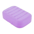 thumbnail image 1 of Unique Bargains 1 Pc Seal Large Soap Holder with Cover Purple Soap Holder for Bathroom 4.41"x3.07"x1.5", 1 of 6