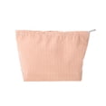 thumbnail image 1 of Unique Bargains 1 Pc Seersucker Stripes Makeup Bag Orange, 1 of 5