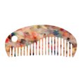 thumbnail image 1 of Unique Bargains 1 Pc Semicircular-shape Hair Comb Multicolor Acetate Sheet, 1 of 5