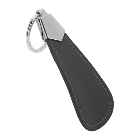 Unique Bargains 1 Pc Shoe Horn Triangular Shoe Spoon 3.94"x1.57" Black