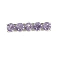 thumbnail image 1 of Unique Bargains 1 Pc Shoelace Charms Rhinestone Fashion Shoe Accessories Silver Tone Purple, 1 of 5
