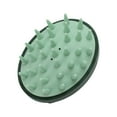 thumbnail image 1 of Unique Bargains 1 Pc Short Handle Massage Hair Brush for Head Massage 3.62"x2.95"x2.95" Green, 1 of 6