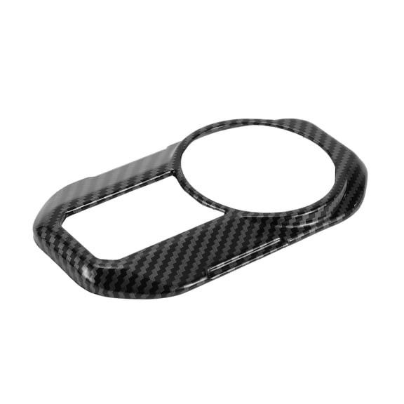 Unique Bargains 1 Pc Side Console Headlight Switch Button Panel Cover Trim for Jeep Wrangler JL JLU Headlamp Switch Button Trim Cover ABS Carbon Fiber Pattern Black