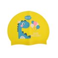 thumbnail image 1 of Unique Bargains 1 Pc Silicone Cartoon Dinosaur Swim Cap Yellow, 1 of 6