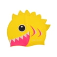 thumbnail image 1 of Unique Bargains 1 Pc Silicone Cartoon Shark Tooth Swim Cap Yellow, 1 of 6