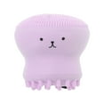 thumbnail image 1 of Unique Bargains 1 Pc Silicone Facial Cleansing Brush Octopus Shape 2.01"x2.09" Light Purple, 1 of 6