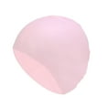 thumbnail image 1 of Unique Bargains 1 Pc Silicone Waterproof Geometric Pattern Swim Cap Pink, 1 of 5