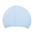 thumbnail image 1 of Unique Bargains 1 Pc Silicone Waterproof Water Drops Embossed Swim Cap Light Blue, 1 of 5