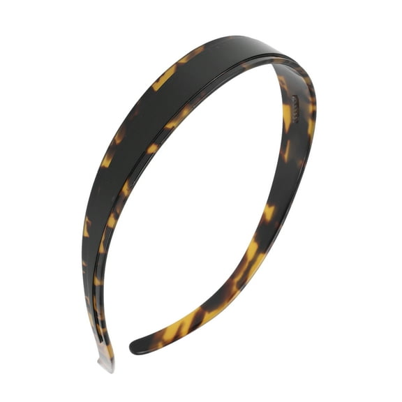 Unique Bargains 1 Pc Simple Anti-slip Headbands for Women Yellow Black