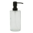 thumbnail image 1 of Unique Bargains 1 Pc Simple Cylindrical Soap Pump Dispenser for Bathroom 350ml Clear Black, 1 of 6