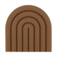 thumbnail image 1 of Unique Bargains 1 Pc Simple Design Silicone Coaster Brown Orange, 1 of 5