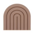 thumbnail image 1 of Unique Bargains 1 Pc Simple Design Silicone Coaster Pink, 1 of 5