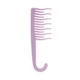 thumbnail image 1 of Unique Bargains 1 Pc Simple Durable Hair Comb Purple PP Wheat Straw, 1 of 6