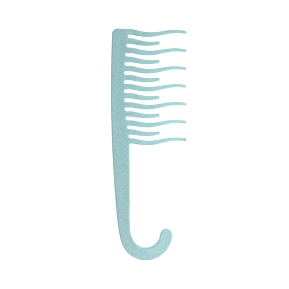 Unique Bargains 1 Pc Simple Durable Hair Comb for All Hair Types Styles Blue