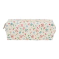 thumbnail image 1 of Unique Bargains 1 Pc Simple Floral Style Drawstring Makeup Bag for Vacation Red Blue Polyester, 1 of 6
