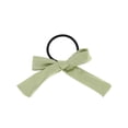 thumbnail image 1 of Unique Bargains 1 Pc Simple Solid Bow Ribbon Hair Elastic Band for Home Green, 1 of 5