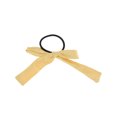 thumbnail image 1 of Unique Bargains 1 Pc Simple Solid Bow Ribbon Hair Elastic Band for Home Yellow, 1 of 5
