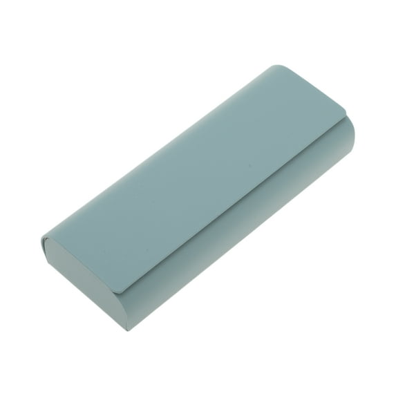 Unique Bargains 1 Pc Simple Solid EyeGlasses Case Portable Eyeglasses Storage Blue