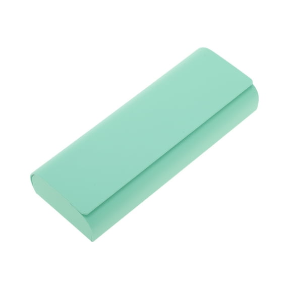 Unique Bargains 1 Pc Simple Solid EyeGlasses Case Portable Eyeglasses Storage Green