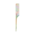 thumbnail image 1 of Unique Bargains 1 Pc Simple Vintage Rat Tail Comb Multicolored Imitation Acetic Acid, 1 of 6
