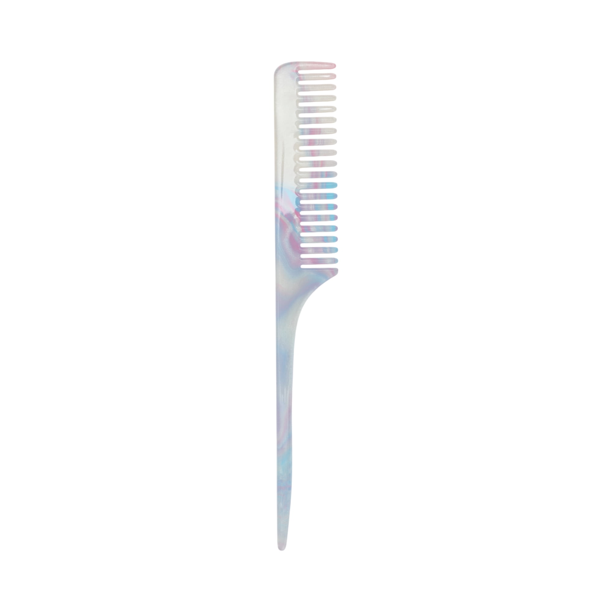 Unique Bargains 1 Pc Simple Vintage Rat Tail Comb for All Hair Types Blue