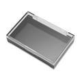 thumbnail image 1 of Unique Bargains 1 Pc Single Layer Rectangular Nail Storage Box Black Plastic, 1 of 5