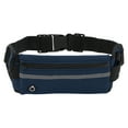 thumbnail image 1 of Unique Bargains 1 Pc Single Layer with Hold a Kettle Model Running Waist Pack for Hiking Gym Polyester Blue, 1 of 4