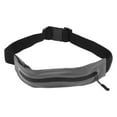 thumbnail image 1 of Unique Bargains 1 Pc Single Pocket Running Waist Pack for Hiking Gym Polyester Gray, Black, 1 of 4