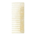 thumbnail image 1 of Unique Bargains 1 Pc Sixteen-tooth Rectangular Hair Comb Yellow Acetate Sheet, 1 of 6