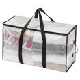 thumbnail image 1 of Unique Bargains 1 Pc Size S Storage Bag Storage Bins 27.01"x11.42"x14.96" Clear PP, 1 of 5