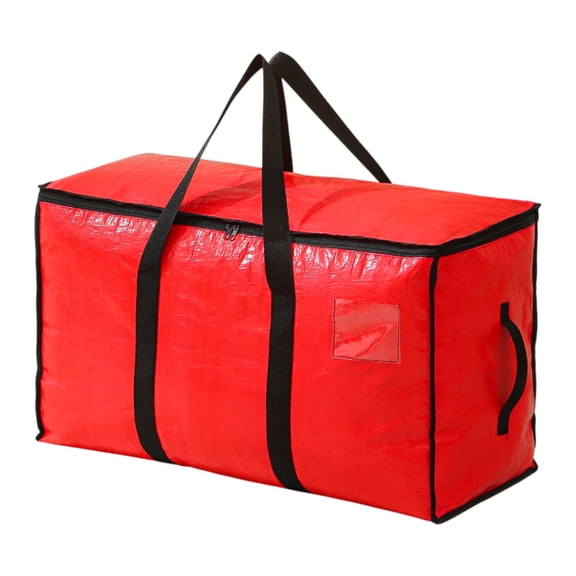 Unique Bargains 1 Pc Size S Storage Bag Storage Bins 27.01"x11.42"x14.96" Red PP