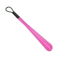 thumbnail image 1 of Unique Bargains 1 Pc Sling Long Handle Hangable Shoe Horn for Shoe 18.5"x1.77" Pink, 1 of 6