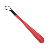 Unique Bargains 1 Pc Sling Long Handle Hangable Shoe Horn for Shoe 18.5"x1.77" Red